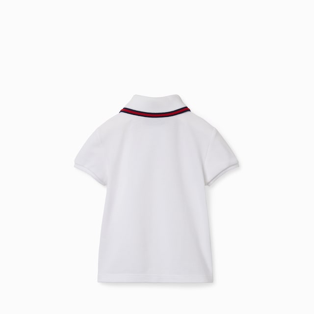 Baby cotton polo shirt with Web
