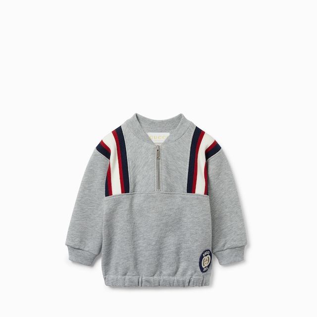Baby embroidered cotton sweatshirt
