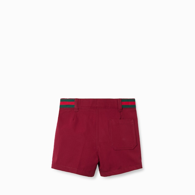 Baby cotton poplin shorts