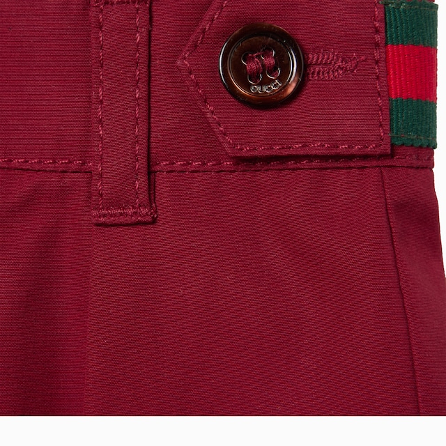 Baby cotton poplin shorts