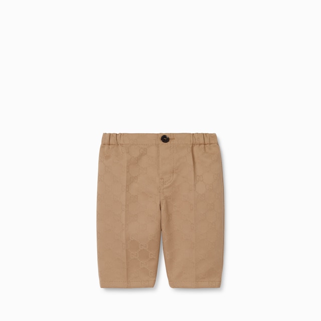 Baby GG cotton trousers with Web