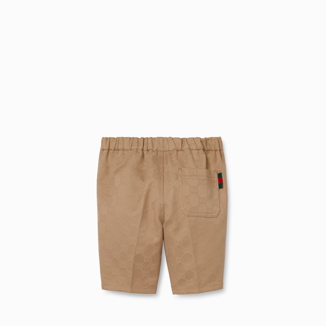Baby GG cotton trousers with Web