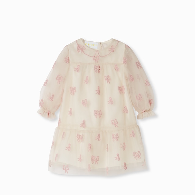 Baby embroidered tulle dress