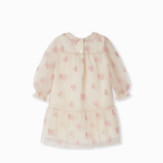 Baby embroidered tulle dress
