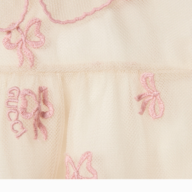 Baby embroidered tulle dress