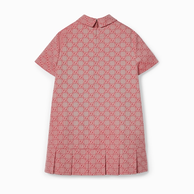 Children's GG cotton twill dress