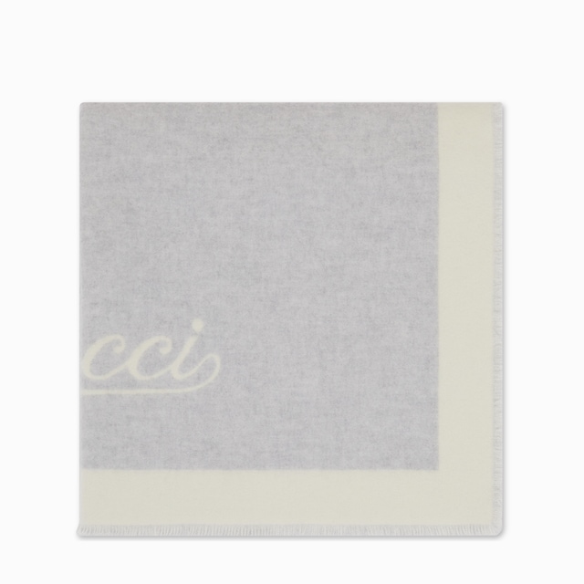 Manta de cashmere marfil para bebé