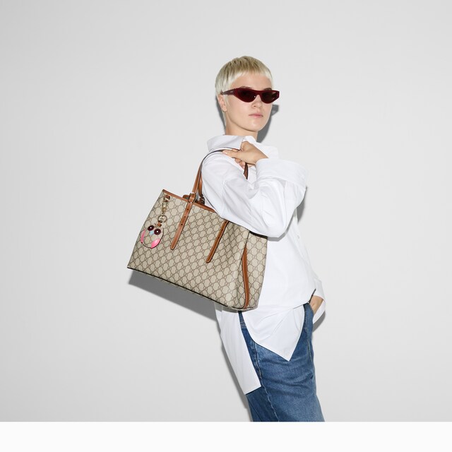 GG Emblem large tote bag - image 5