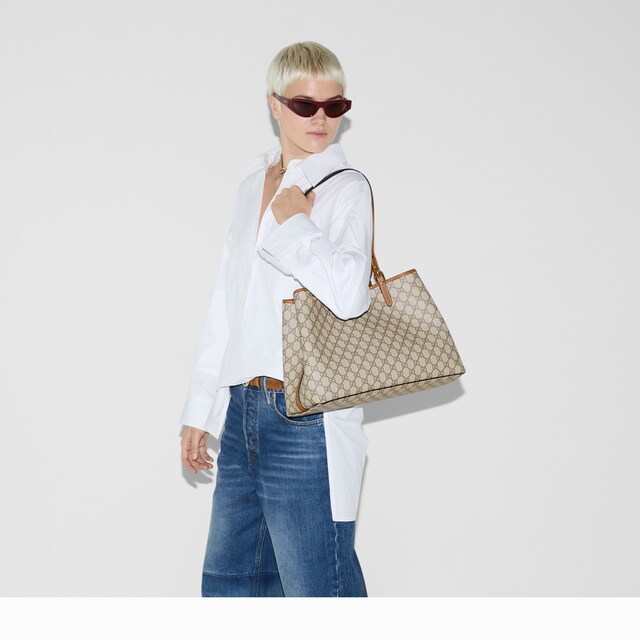 GG Emblem large tote bag - image 4