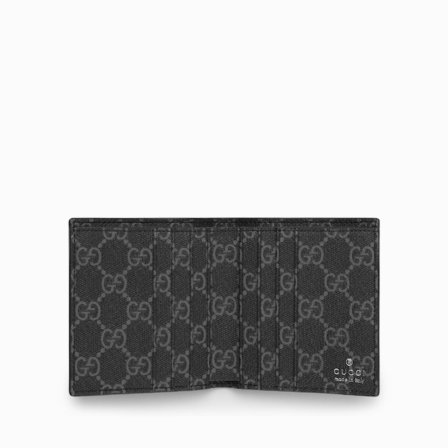 Portefeuille à rabat GG Emblem avec tissu GG