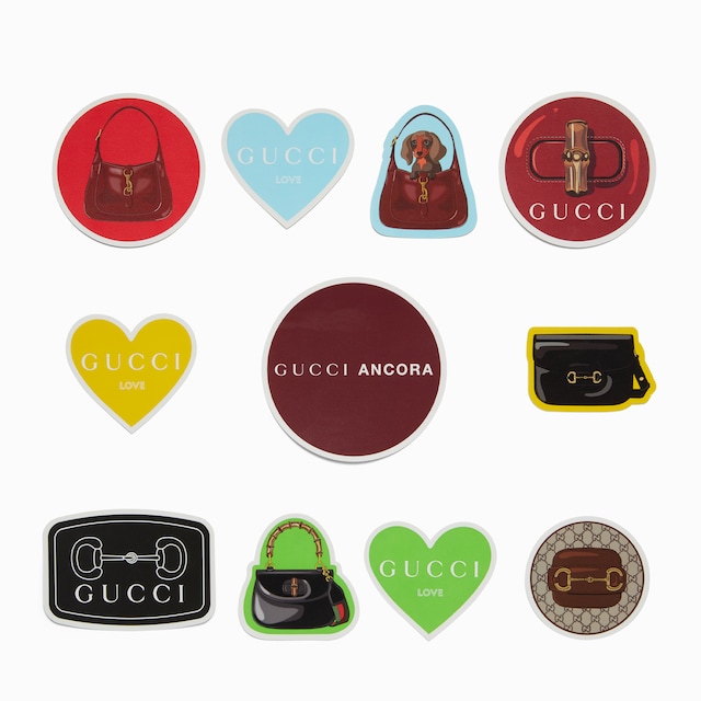 Gucci Handbags luggage stickers