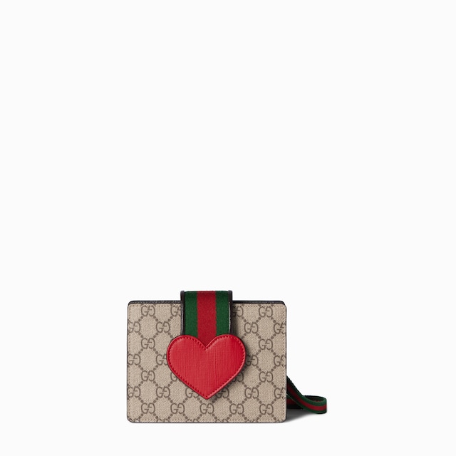 Children's GG handbag with heart