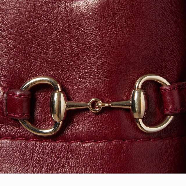 Leather jacket with Horsebit detail