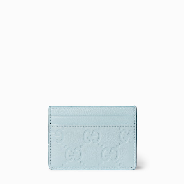 ダブルG ハートシェイプコインケースブラック レザー | GUCCI公式