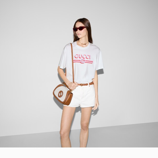 Printed cotton jersey T-shirt - image 4