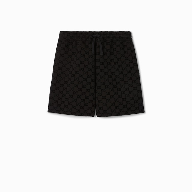 Printed jersey basketball shorts