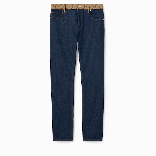Tapered denim pant