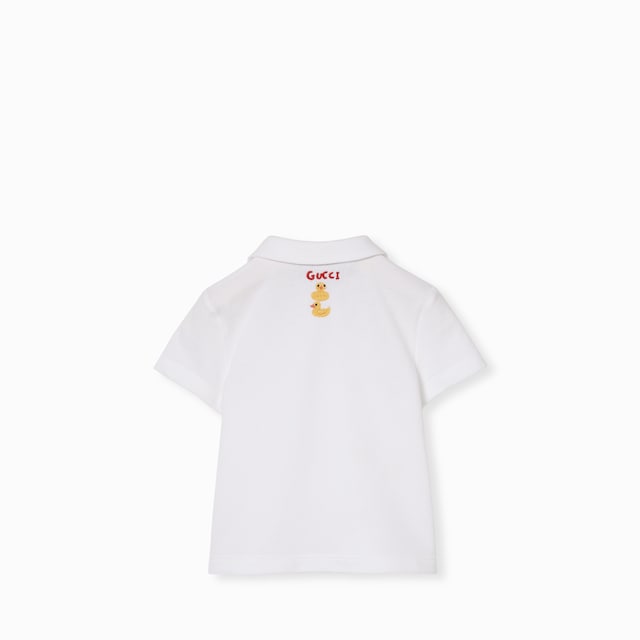 Baby embroidered cotton polo