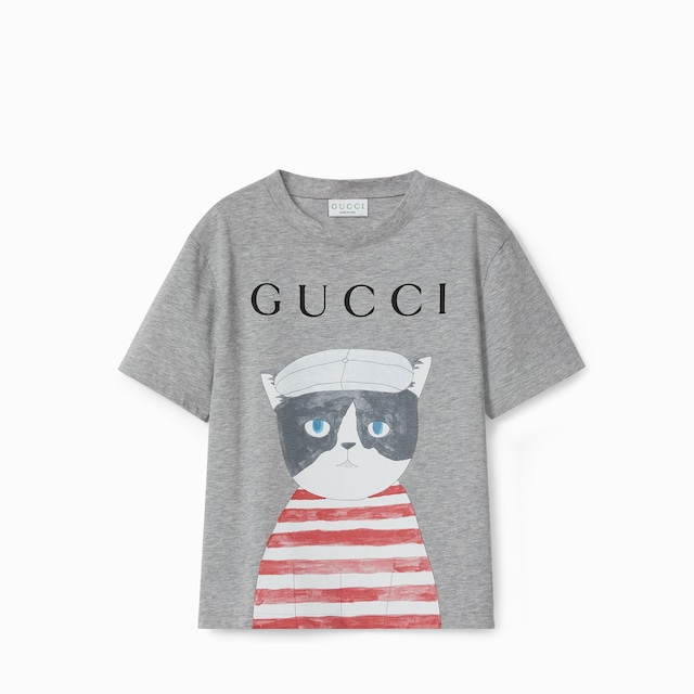 Children's printed cotton T-shirt