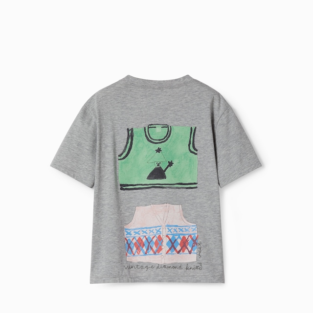 Children's printed cotton T-shirt