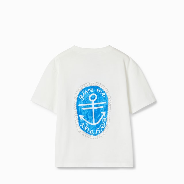 〔チルドレンズ〕プリント コットン Tシャツ