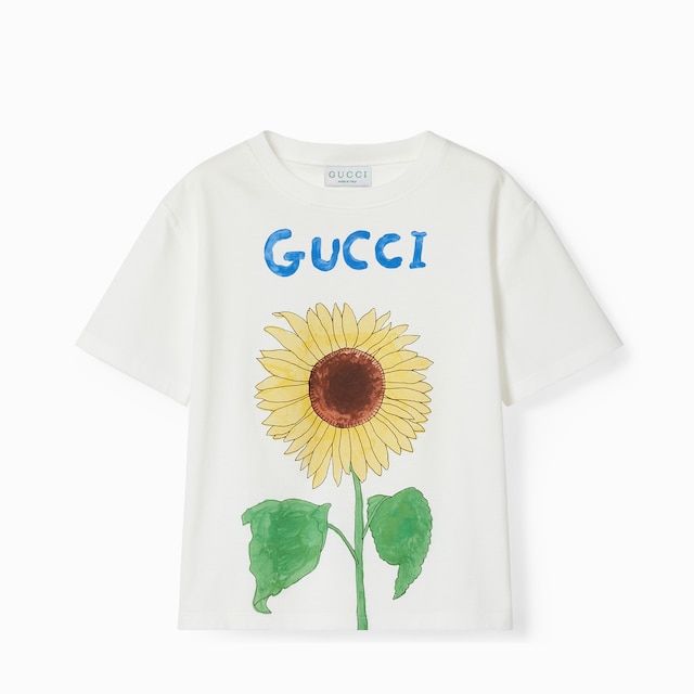 Children's printed cotton T-shirt
