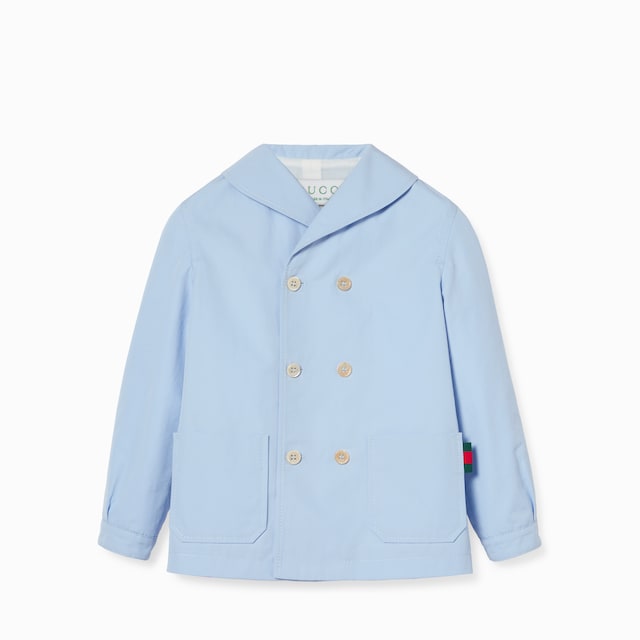 Veste pour enfant en coton avec bande Web