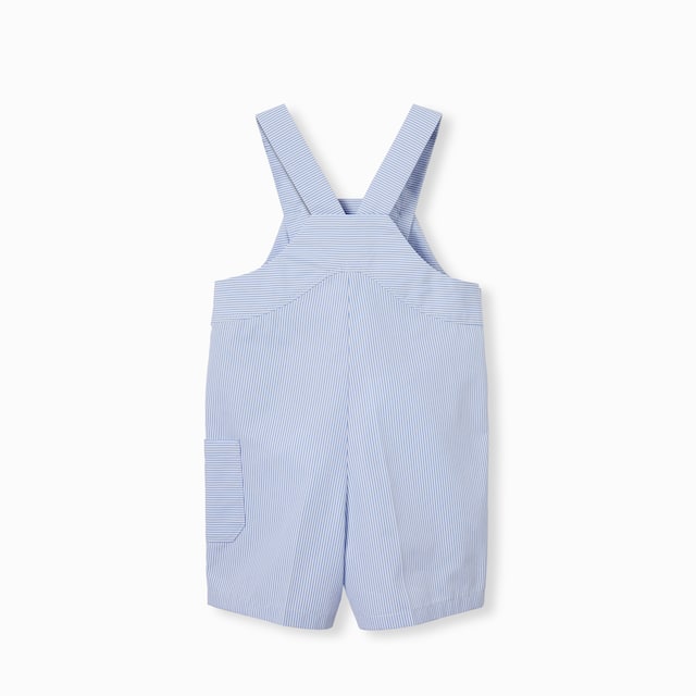 Baby embroidered cotton overall