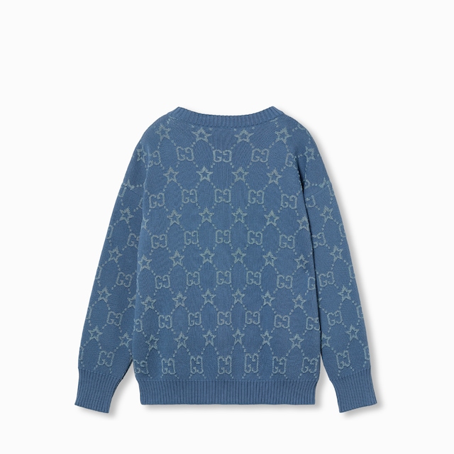 Children's GG stars cotton sweater