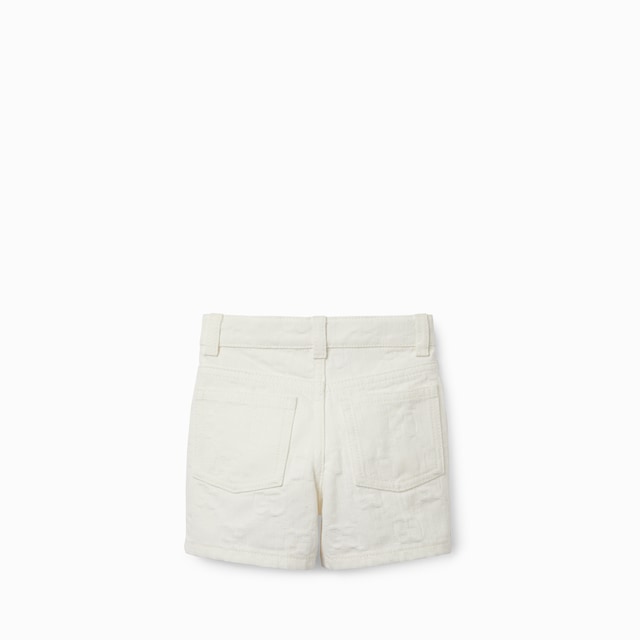 Baby GG denim shorts with Web