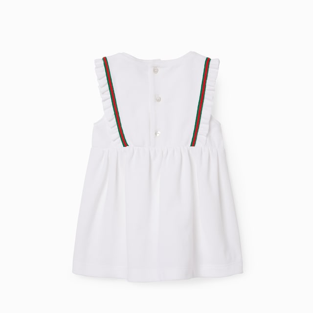 Baby cotton dress with Web