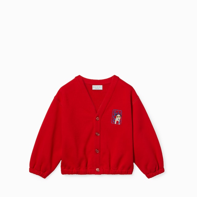 Gucci グレー ジップアップトレーナー 3歳 Baby cotton
