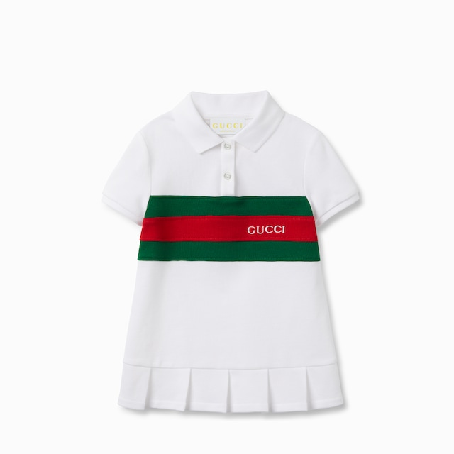 Baby cotton dress with Web