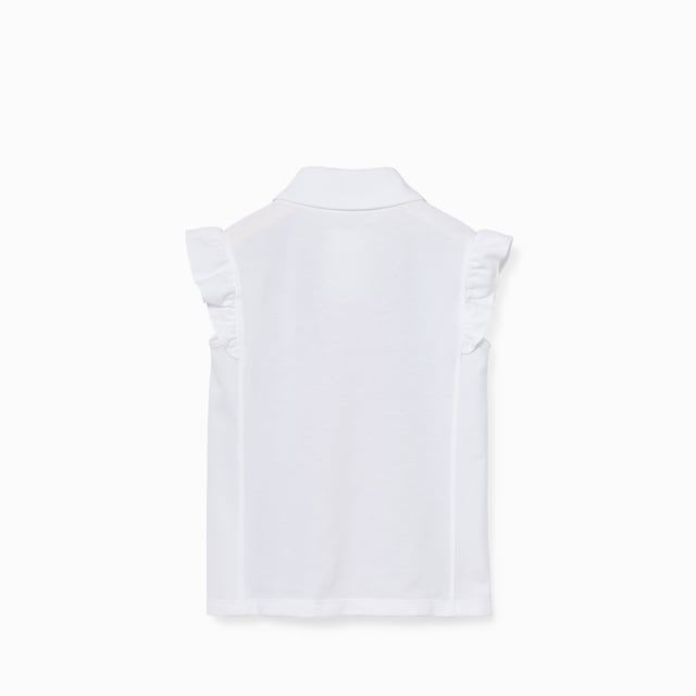 Children's cotton polo shirt with Web