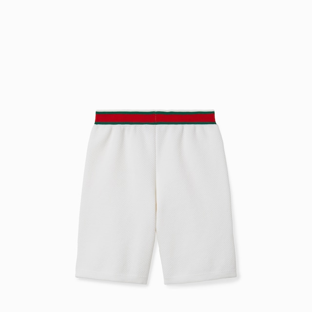Shorts infantiles de algodón con bordado