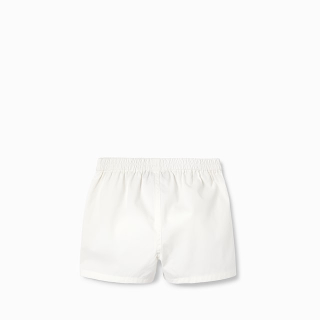 Baby embroidered cotton shorts