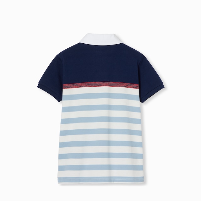 Children's printed cotton polo