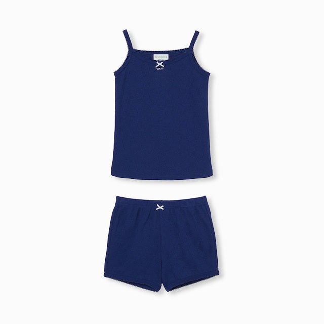 Children's GG jersey two-piece set