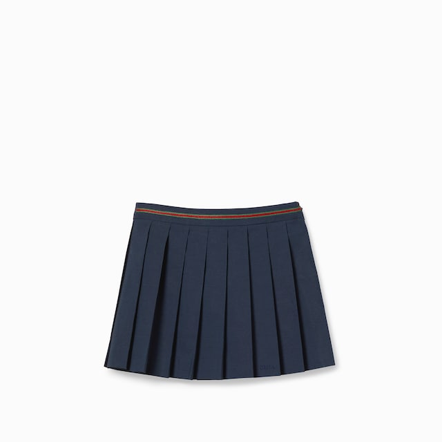 Children's embroidered cotton skirt