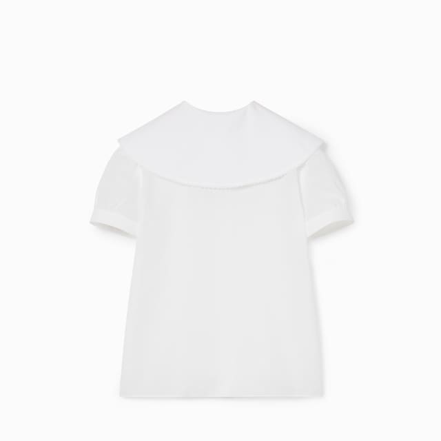 Children's cotton shirt with embroidery