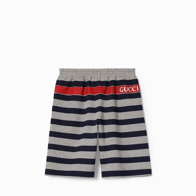 Short infantil estampado de algodón