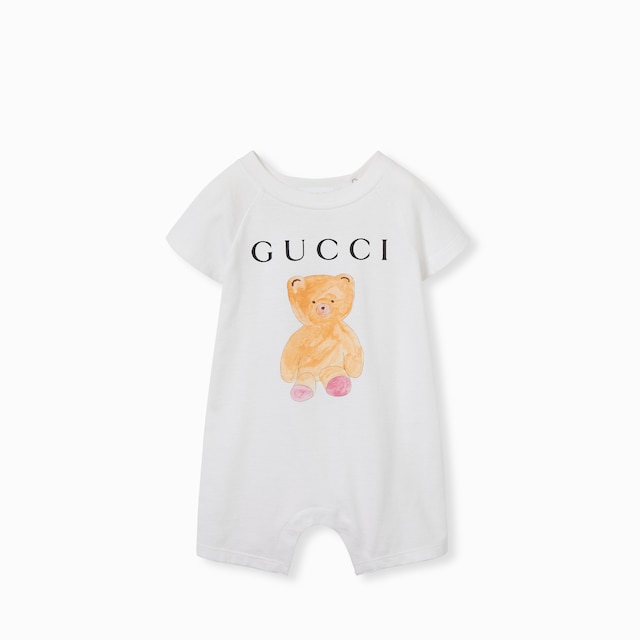 Baby printed cotton one-piece