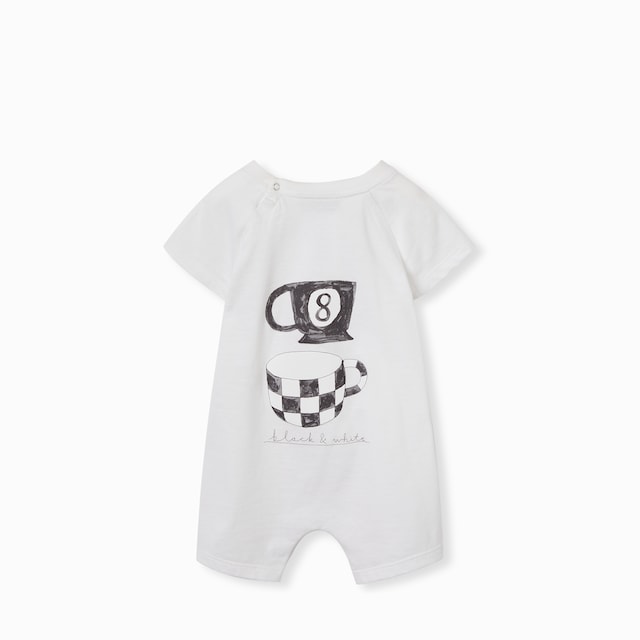 Baby printed cotton one-piece