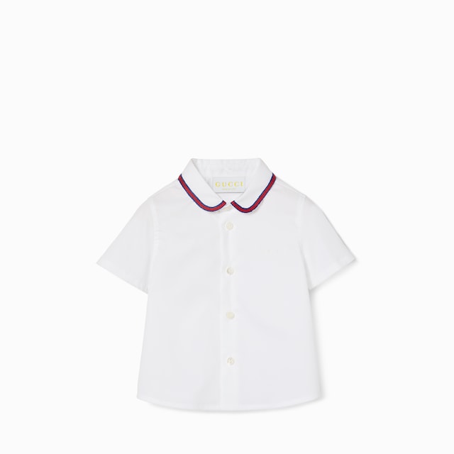 Baby embroidered cotton shirt