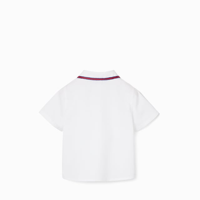 Baby embroidered cotton shirt