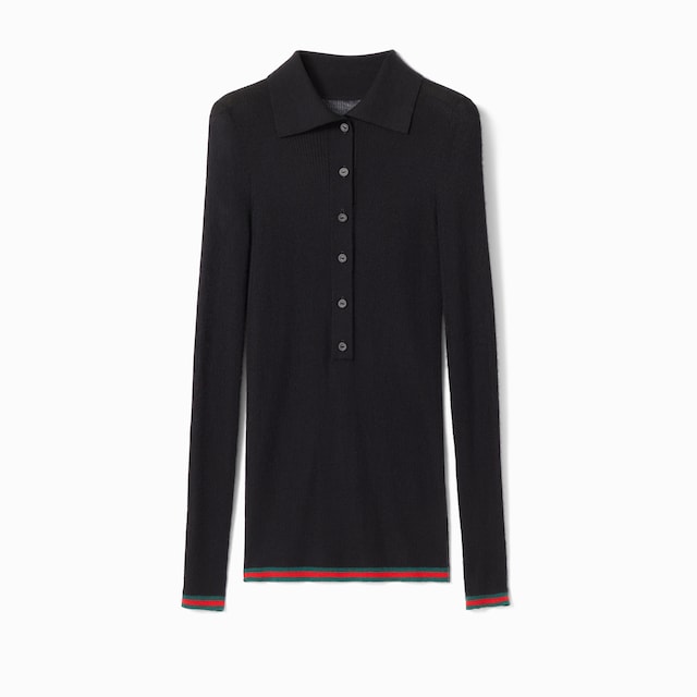 レディース ハイブランド ニットポロシャツ | GUCCI® JP