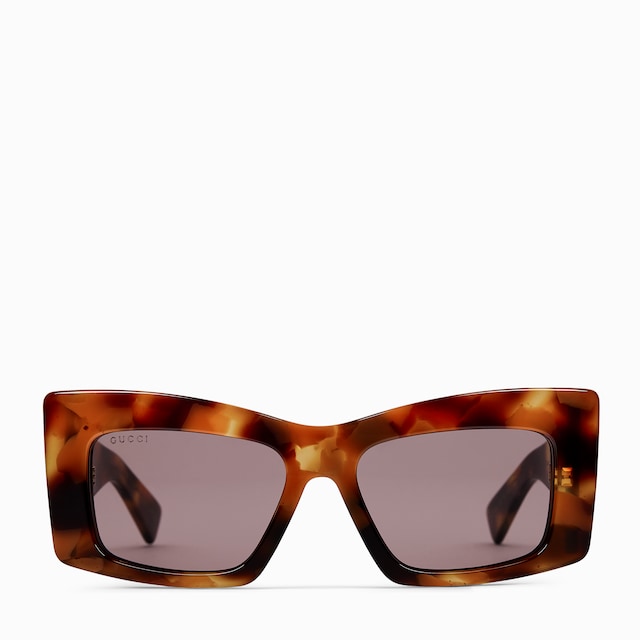 Square frame sunglasses in blue | GUCCI® US