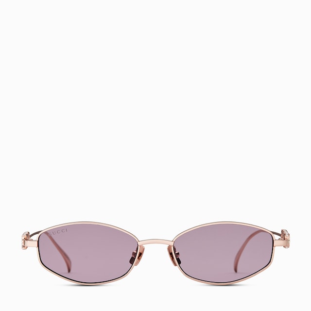 Sonnenbrille mit ovalem Rahmen