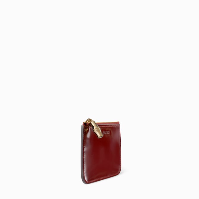 Key pouch with bamboo