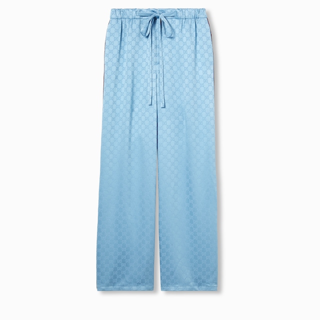 GG satin pants